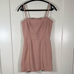 Reformation Blush Pink Mini Dress